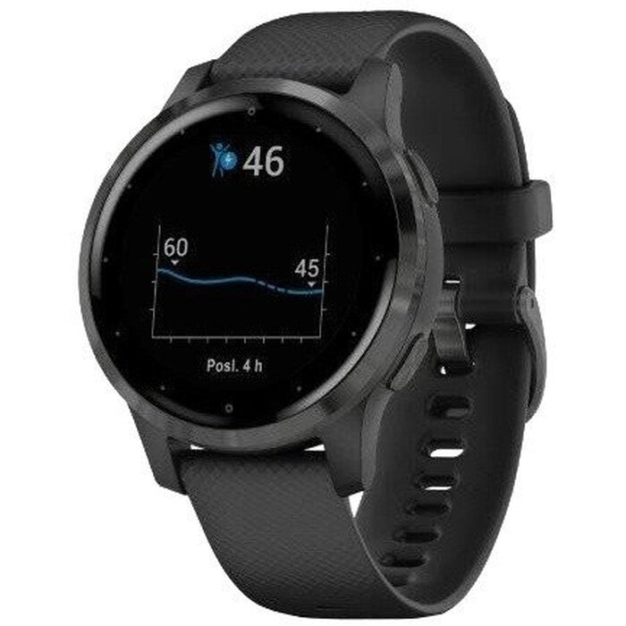 Smart hodinky Garmin Vivoactive 4S, čierne/sivé
