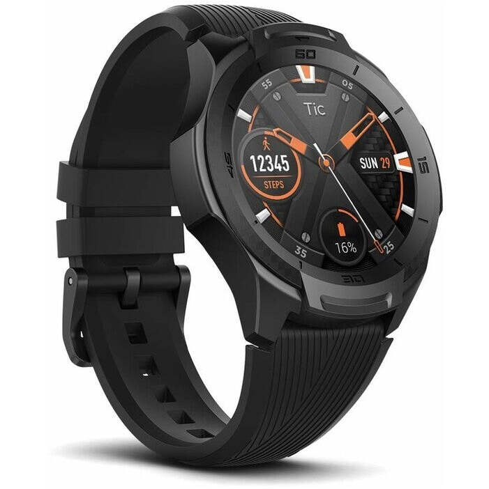 Smart hodinky TicWatch S2, čierne POUŽITÉ, NEOPOTREBOVANÝ TOVAR