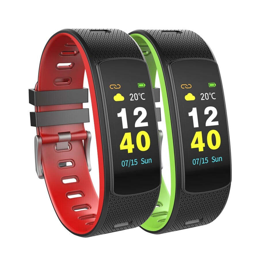 Smart náramok Umax U-Band 116HR, 2 remienky, čierna