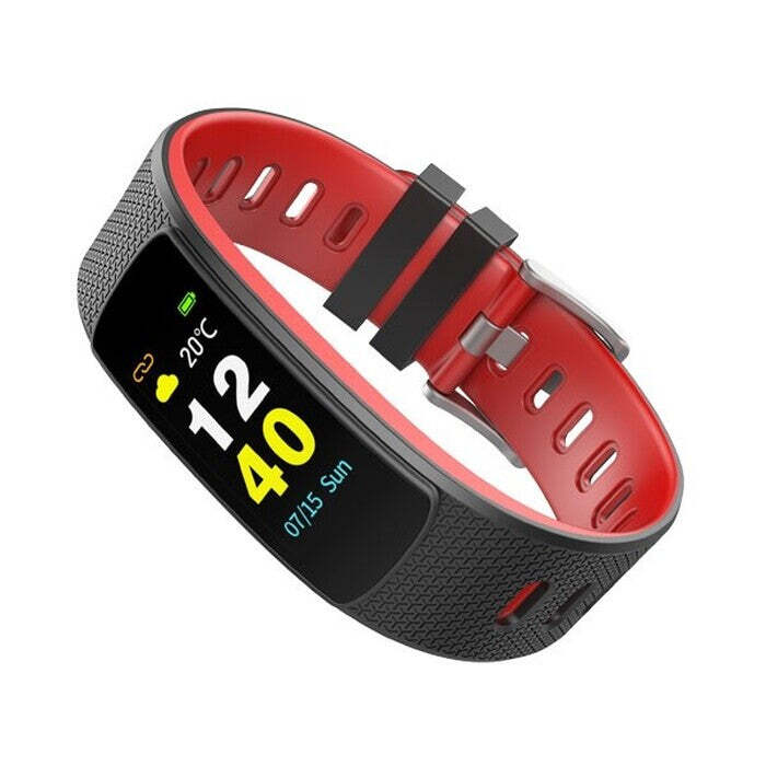 Smart náramok Umax U-Band 116HR, 2 remienky, čierna