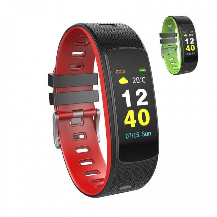 Smart náramok Umax U-Band 116HR, 2 remienky, čierna