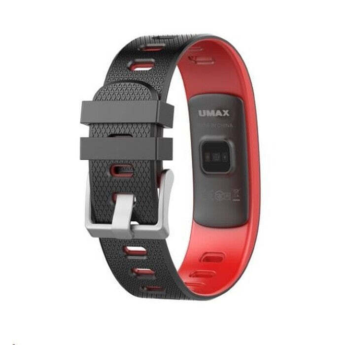 Smart náramok Umax U-Band 116HR, 2 remienky, čierna