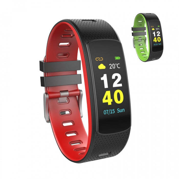 Smart náramok Umax U-Band 116HR, 2 remienky, čierna
