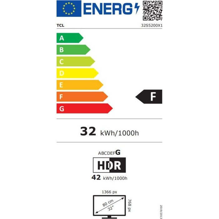 Smart televízor TCL 32S5200 (2022) / 32&quot; (80 cm) POŠKODENÝ OBAL
