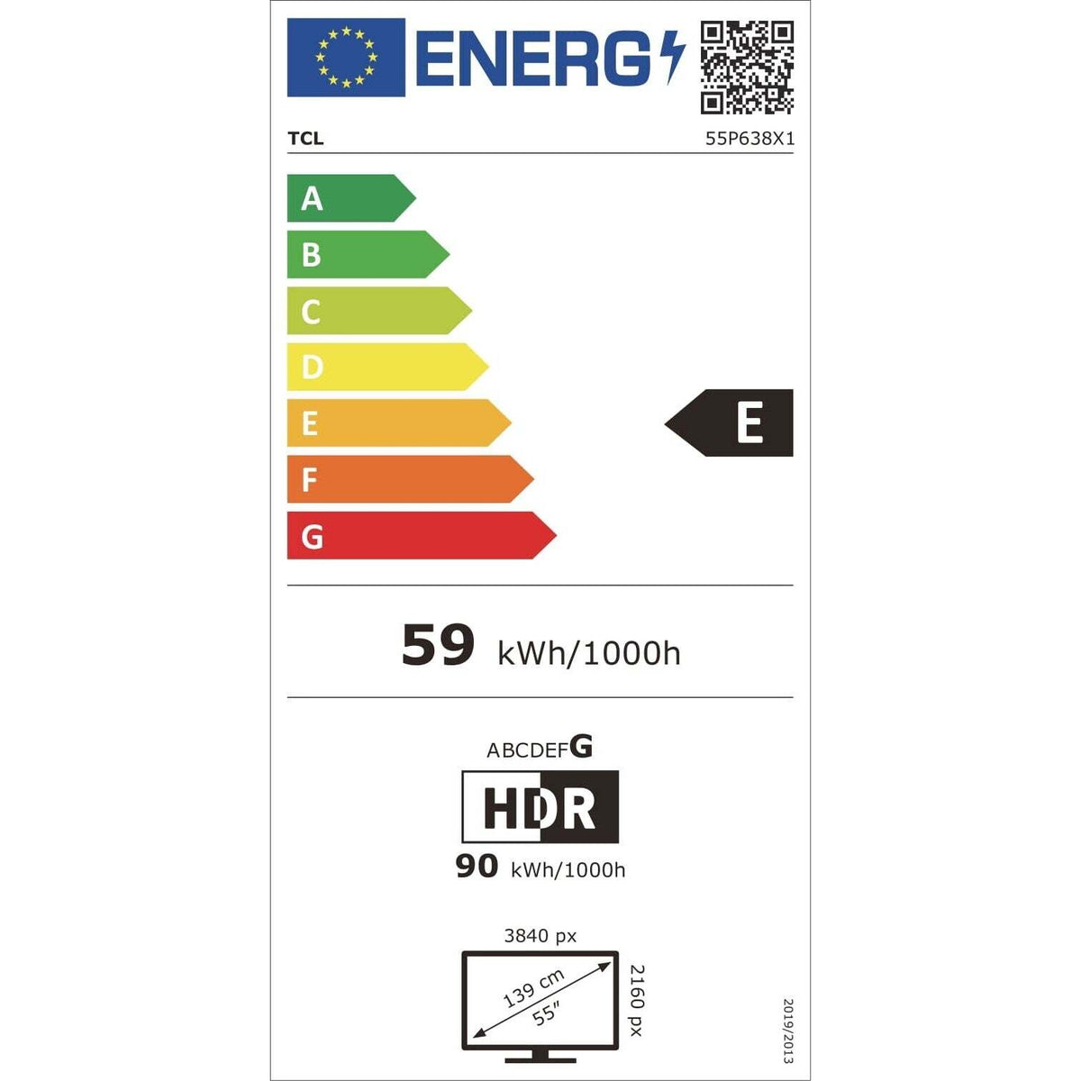Smart televízor TCL 55P638 / 55&quot; (139 cm) POUŽITÉ, NEOPOTREBOVANÝ