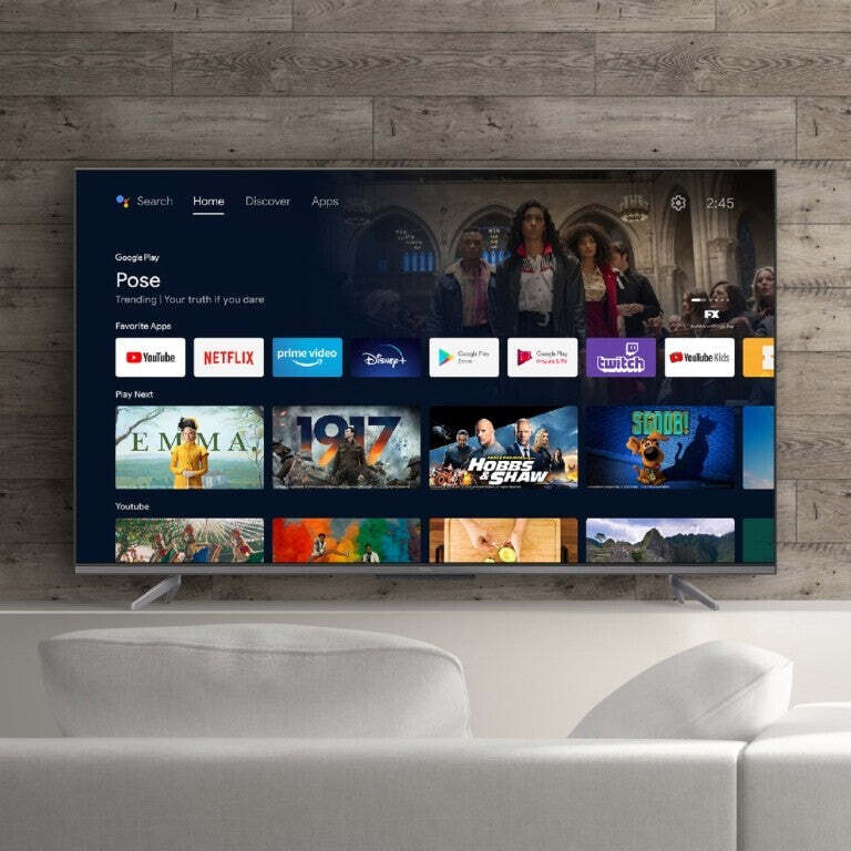 Smart televízor TCL 65P725 (2021) / 65&quot; (164 cm)