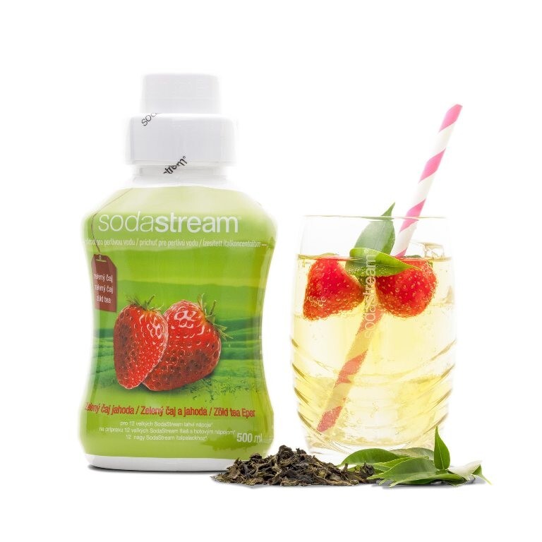 Sodastream Príchuť ZELENÝ ČAJ - JAHODA 500ml