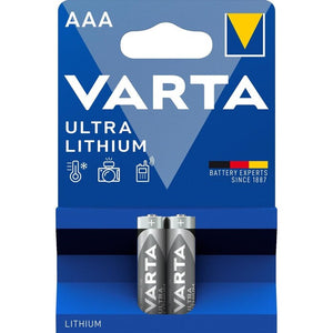 Lítiová mikrotužková batéria Varta Profi, AAA, 2ks