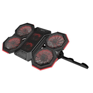 Stojan pod notebook Marvo,FN-41,podsvietený,s vetrákom