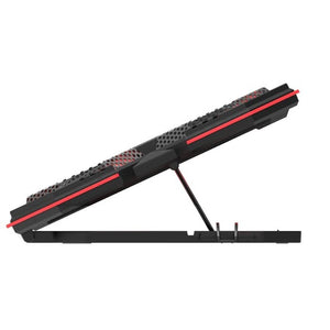 Stojan pod notebook Marvo,FN-41,podsvietený,s vetrákom