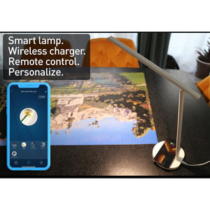 Stolná lampa Tellur Smart Light WiFi s nabíjaním, biela