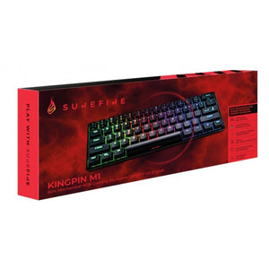 SUREFIRE KingPin M1 60% RGB mechanická herná klávesnica, US