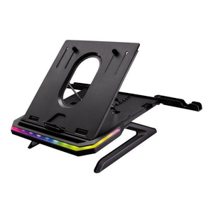 SUREFIRE Portus X1 stojan na notebook s RGB podsvietením