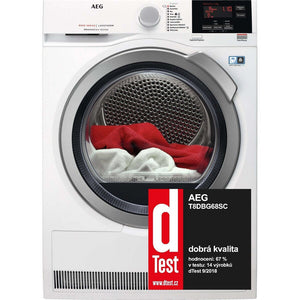 Sušička bielizne AEG AbsoluteCare T8DBG68SC, A+++, 8 kg