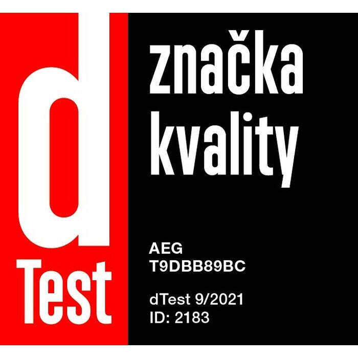 Sušička bielizne AEG T9DBB89BC, A+++,9 kg