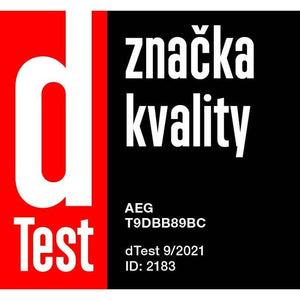 Sušička bielizne AEG T9DBB89BC, A+++,9 kg