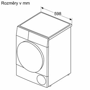 Sušička bielizne Bosch WQB245B0BY, A+++, 9kg