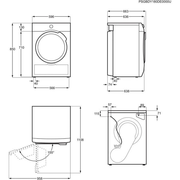 Sušička bielizne Electrolux EW7H578WC, A+++, 8kg