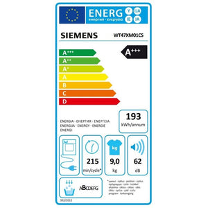 Sušička bielizne Siemens WT47XM01CS, A+++, 9 kg