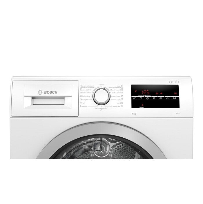 Sušička bilelizně BOSCH WTR87TW3CS, 8kg, A+++