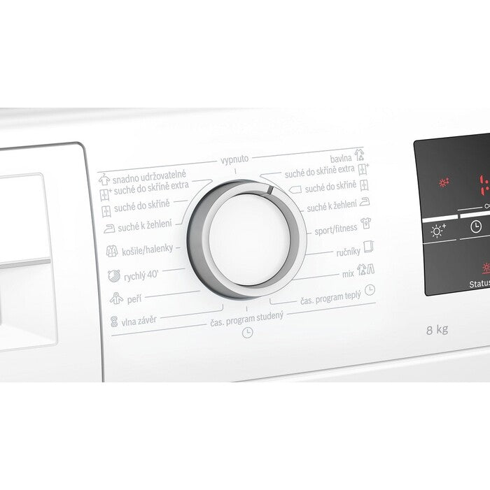 Sušička bilelizně BOSCH WTR87TW3CS, 8kg, A+++