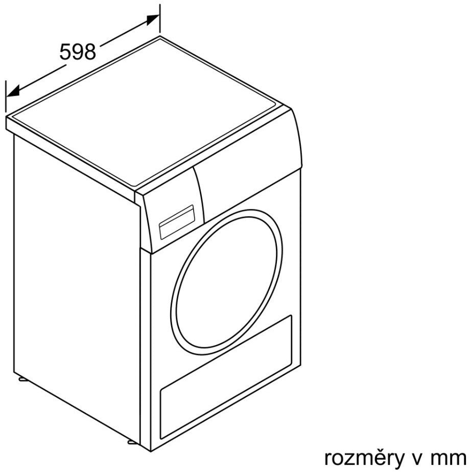 Sušička bilelizně BOSCH WTW85461BY, 9kg, A++