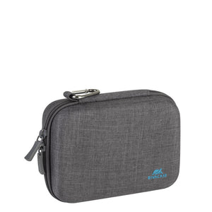 Tvrdené puzdro pre akčné kamery Riva Case 70x125x60 mm, sivé