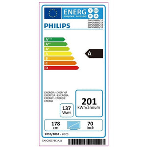 Televízor Philips 70PUS8535 / 70" (178 cm) POŠKODEN