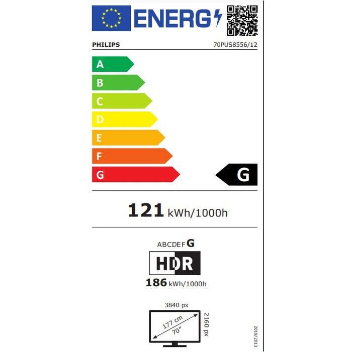 Televízor Philips 70PUS8556 / 70&quot; (178 cm)