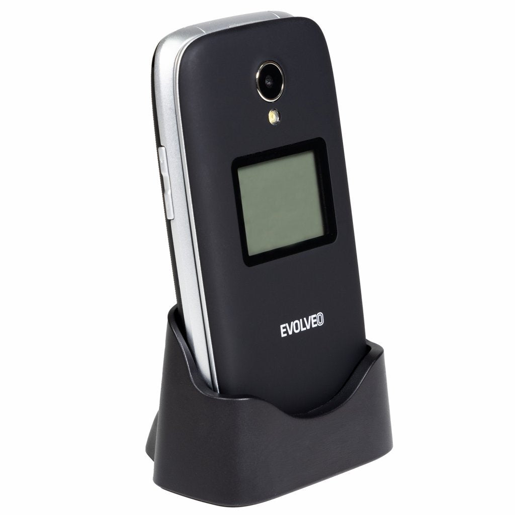 Tlačidlový telefón Evolveo EasyPhone FS, čierna