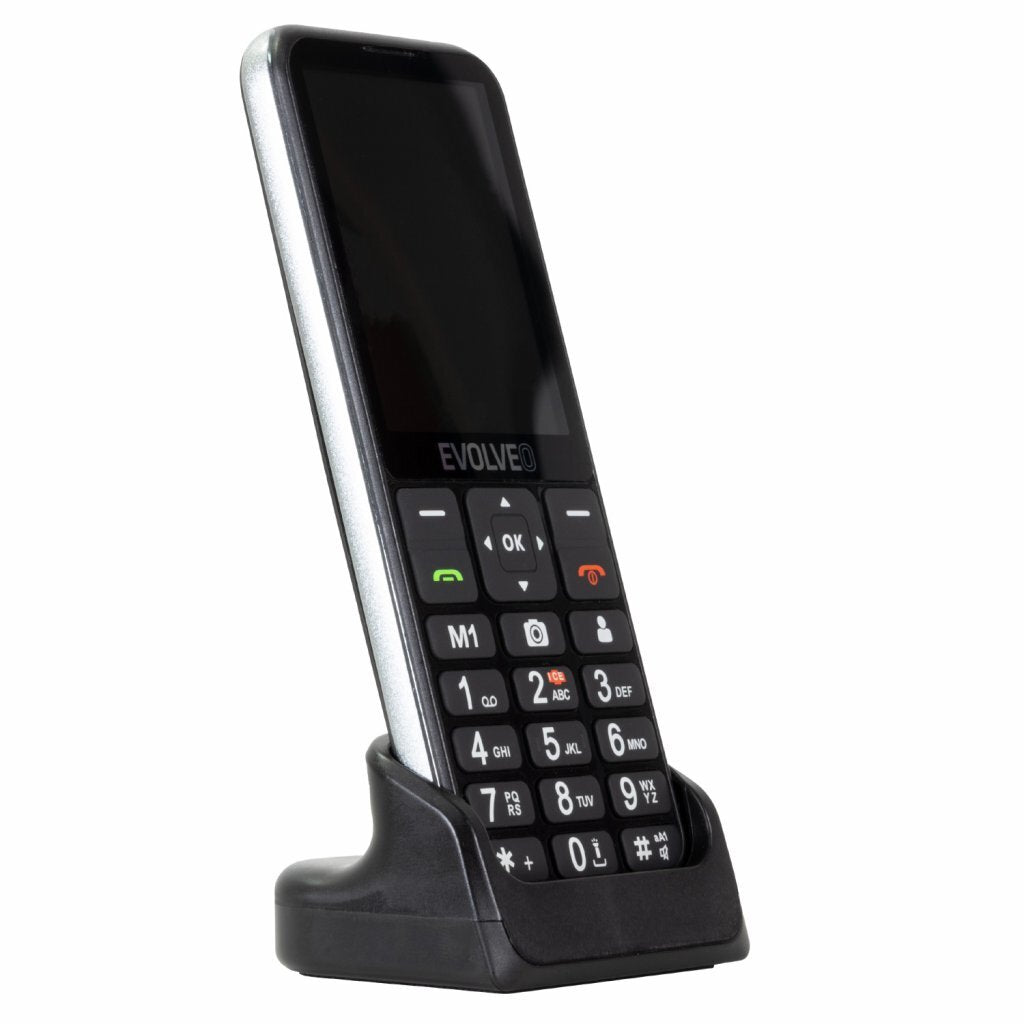 Tlačidlový telefón Evolveo EasyPhone LT, čierna