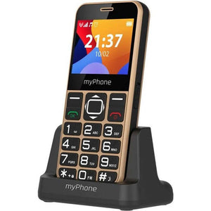Tlačidlový telefón myPhone Halo 3 Senior, zlatá