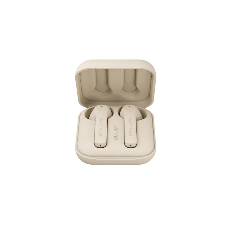 True Wireless slúchadlá Happy Plugs Air 1 Go, béžové