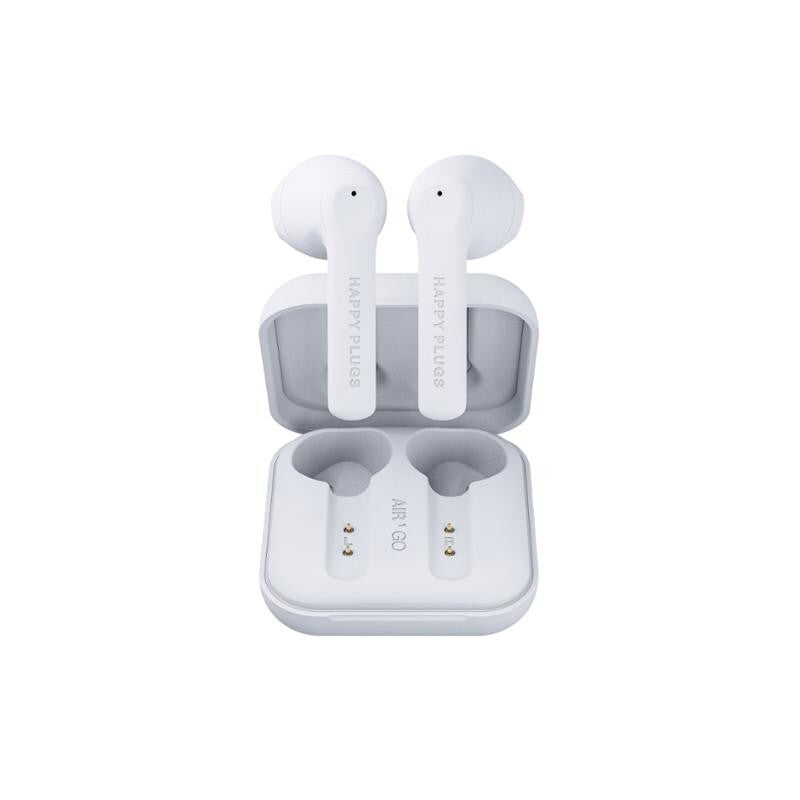 True Wireless slúchadlá Happy Plugs Air 1 Go, biele