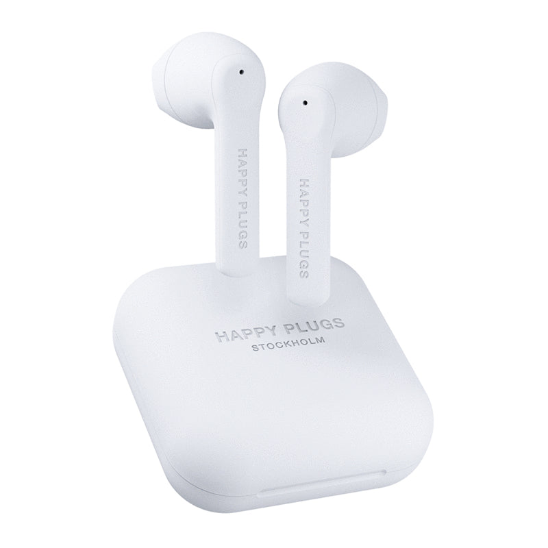 True Wireless slúchadlá Happy Plugs Air 1 Go, biele