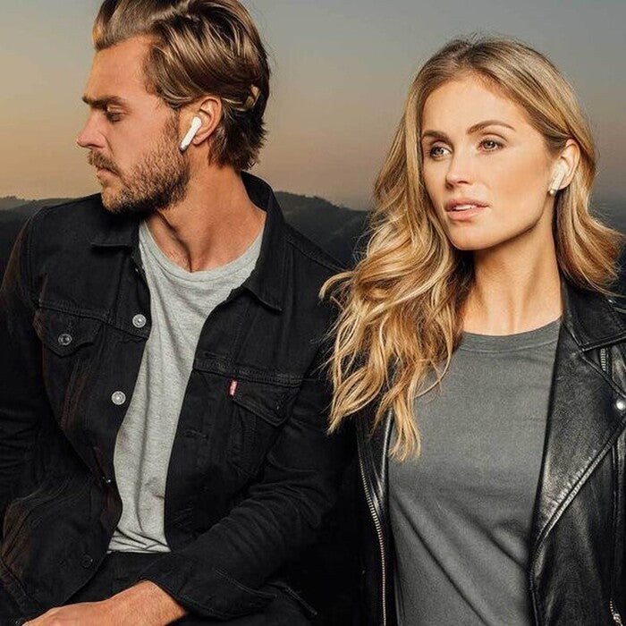 True Wireless slúchadlá Happy Plugs Air 1 Plus In-Ear, biele
