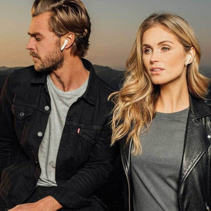 True Wireless slúchadlá Happy Plugs Air 1 Plus In-Ear, biele