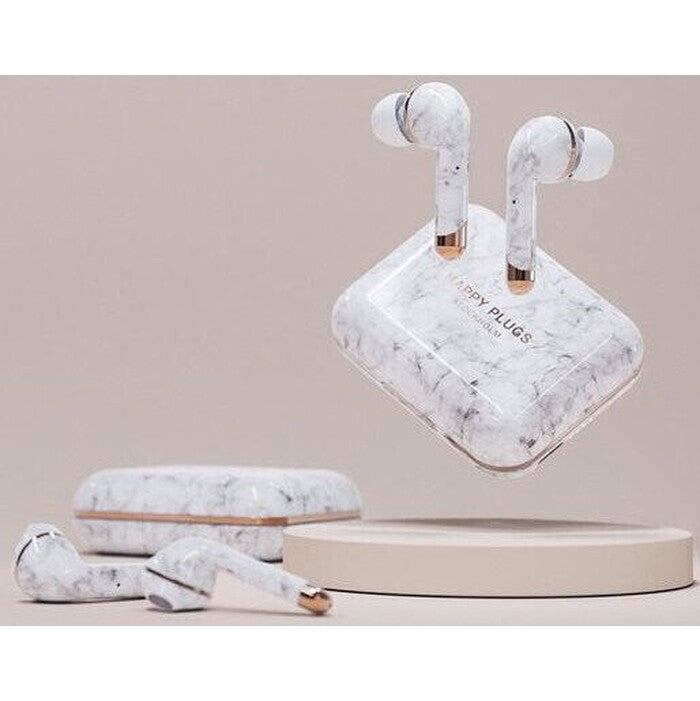 True Wireless slúchadlá Happy Plugs Air 1 Plus In-Ear, bielo-siv
