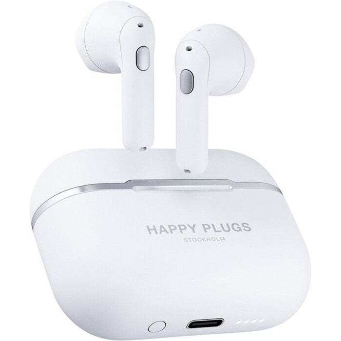 True Wireless slúchadlá Happy Plugs Hope, biela
