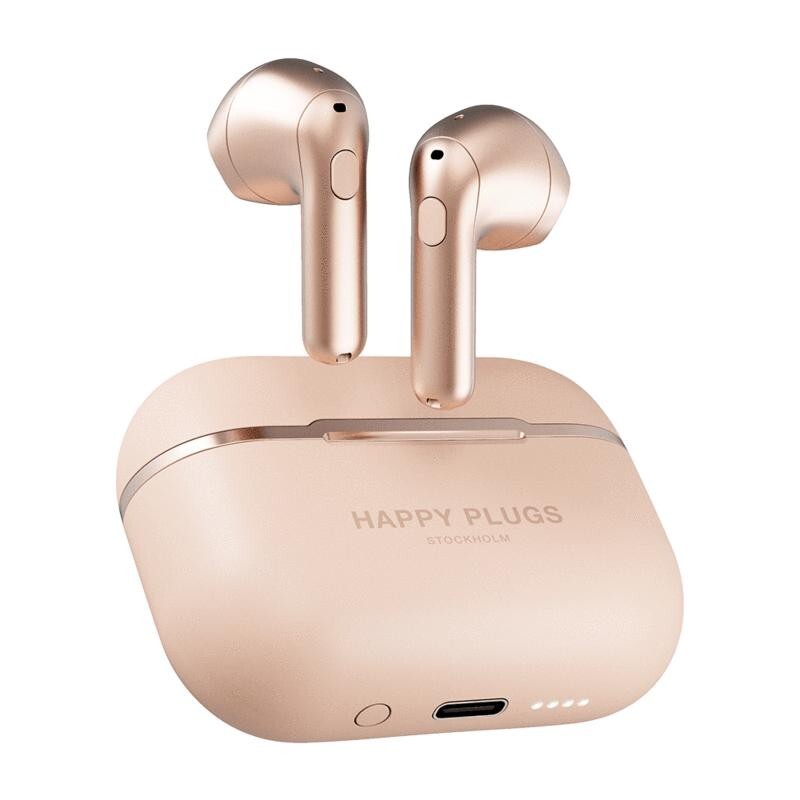 True Wireless slúchadlá Happy Plugs Hope, ružovo zlatá