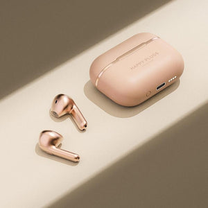 True Wireless slúchadlá Happy Plugs Hope, ružovo zlatá