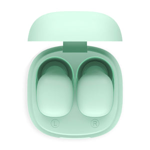 True Wireless slúchadlá Niceboy HIVE Smarties Green Mint