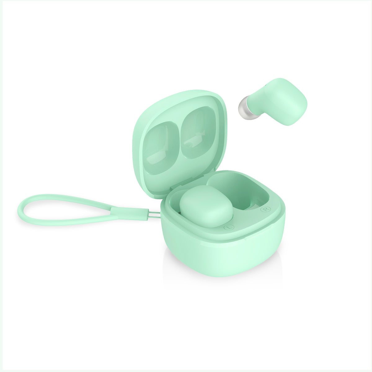 True Wireless slúchadlá Niceboy HIVE Smarties Green Mint
