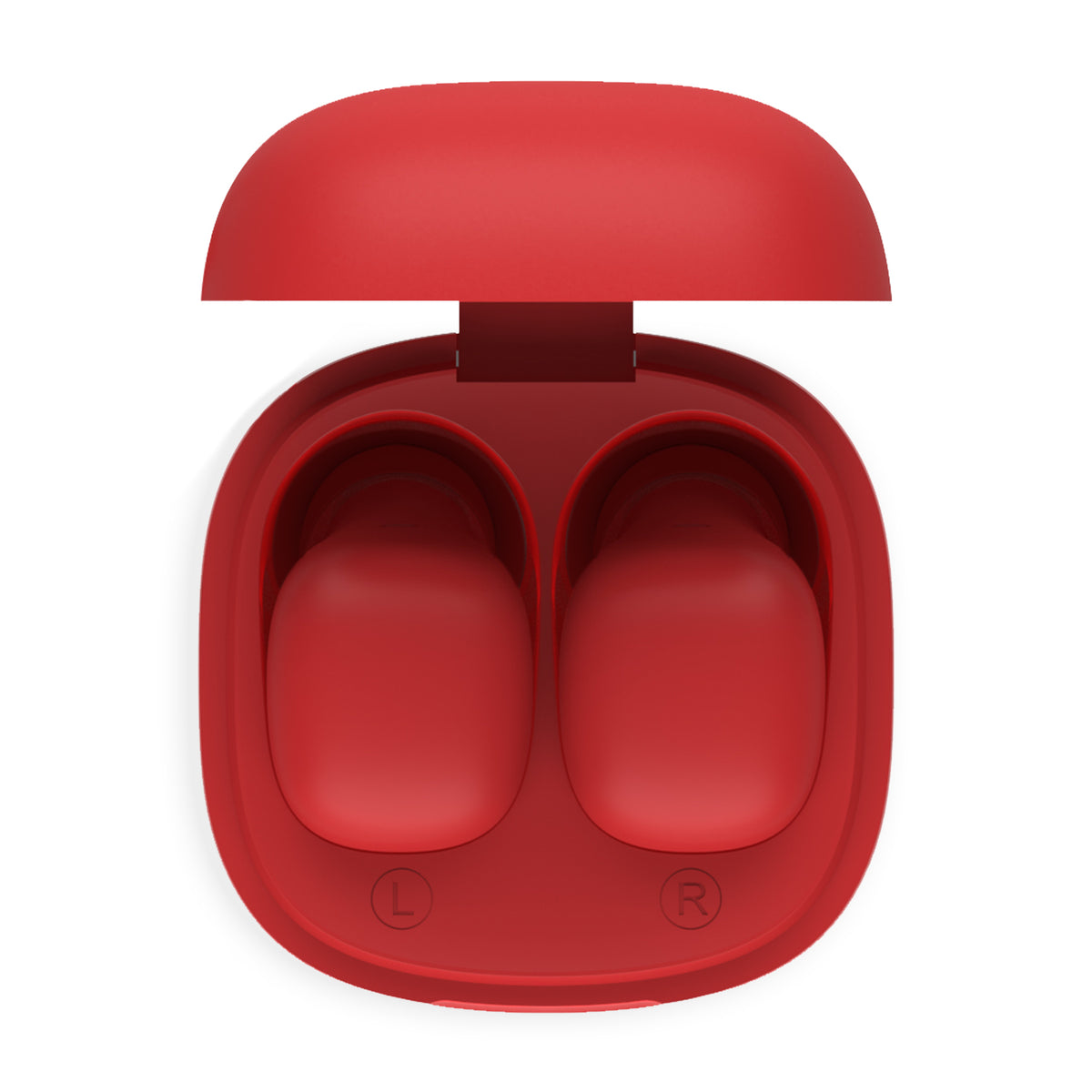 True Wireless slúchadlá Niceboy HIVE Smarties Red Ruby 