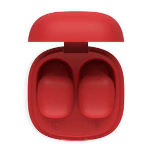 True Wireless slúchadlá Niceboy HIVE Smarties Red Ruby 
