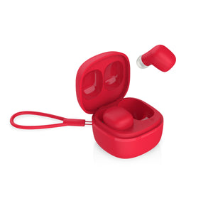 True Wireless slúchadlá Niceboy HIVE Smarties Red Ruby 