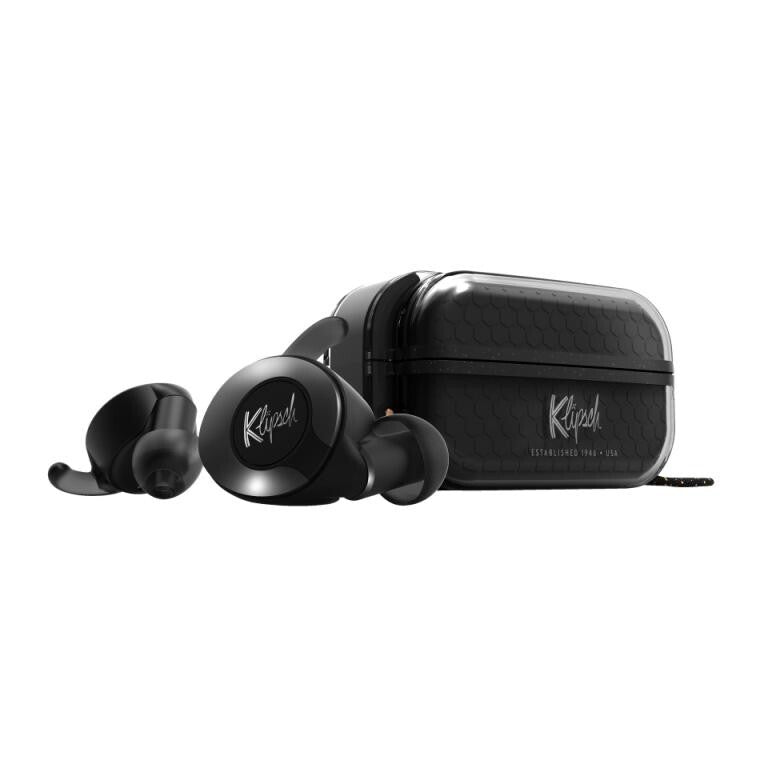 True Wireless sluchátka Klipsch T5 II Sport, černá