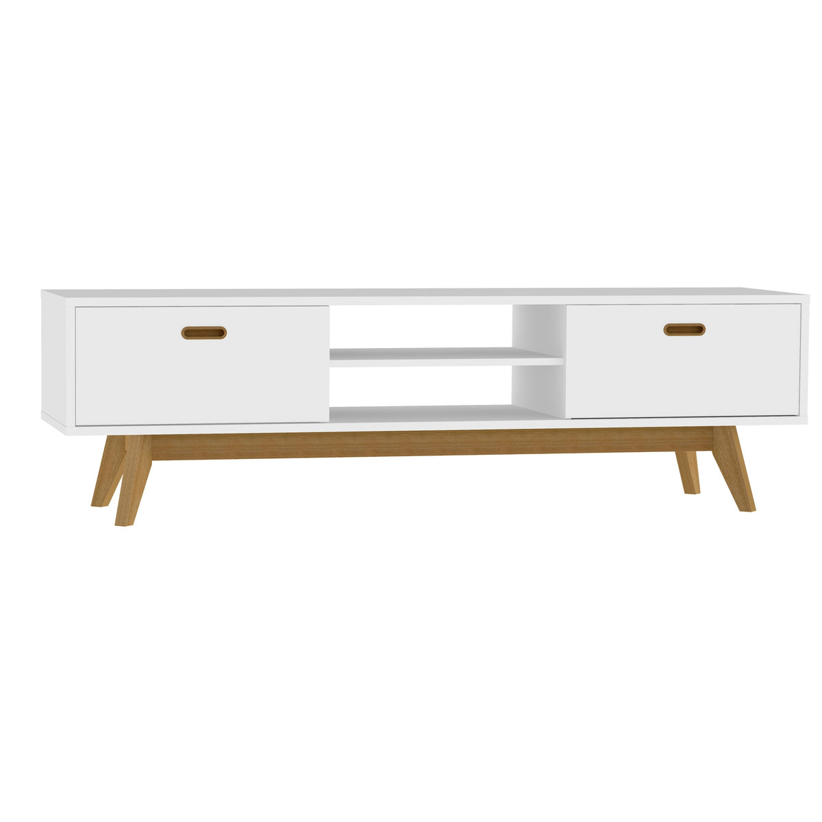 TV stolík BESS 2162-001 (biela/dub) - II. akosť