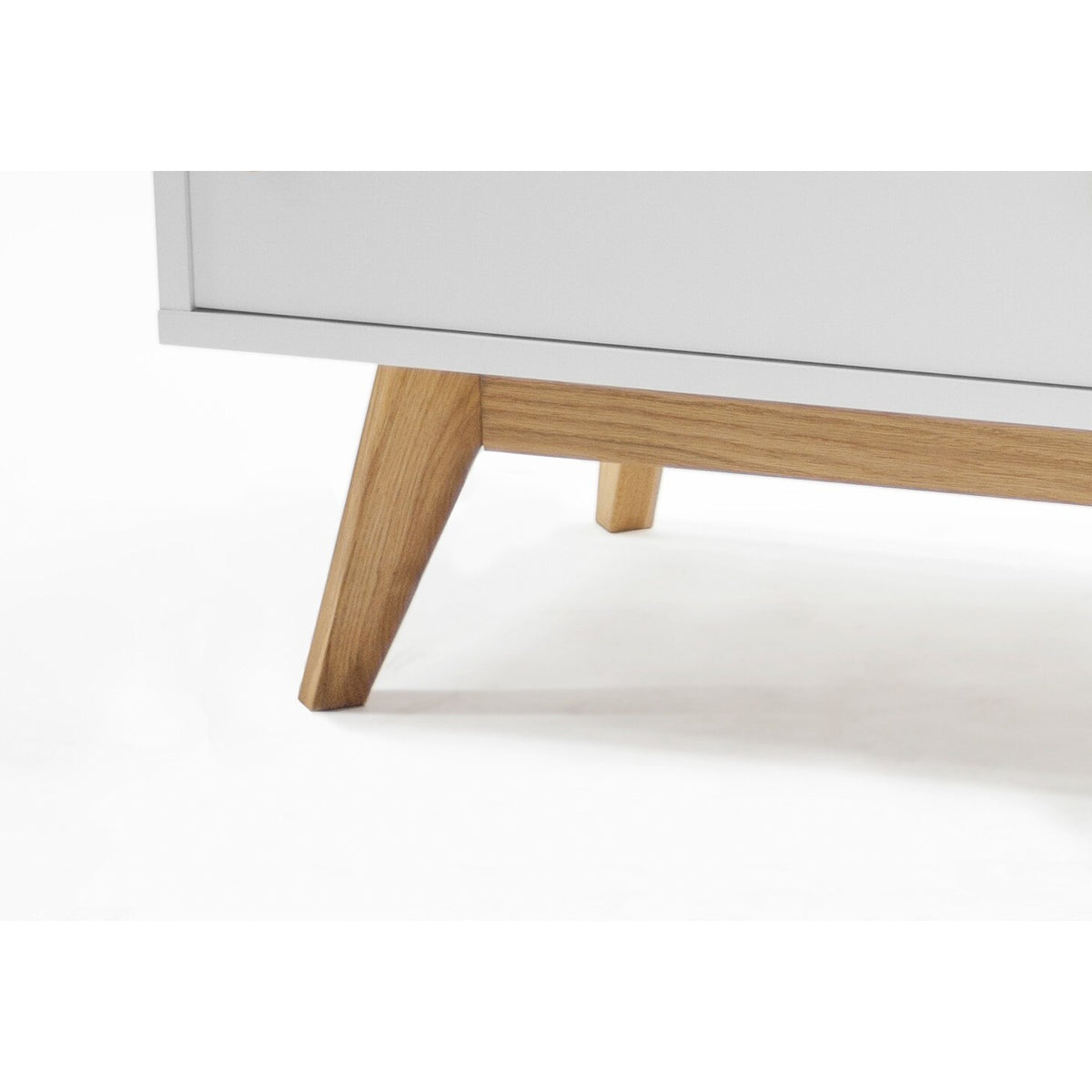 TV stolík BESS 2162-001 (biela/dub) - II. akosť
