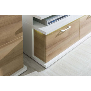 TV stolík Cino-Typ 31 (biela arctic/dub riviera)